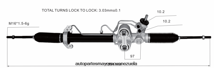 CHEVROLET cremallera de dirección asistida 19330567 19133646 19207492 p15851001 4Z2LBD2695 - Proveedores De Repuestos De Motos En Venezuela