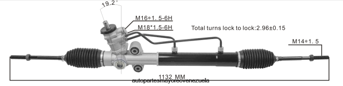 CHEVROLET cremallera de dirección asistida 95209431 96952196 96451425 96852935 95961360 96442383 96407342 4Z2LBD2691 - Repuestos De Motos En Venezuela