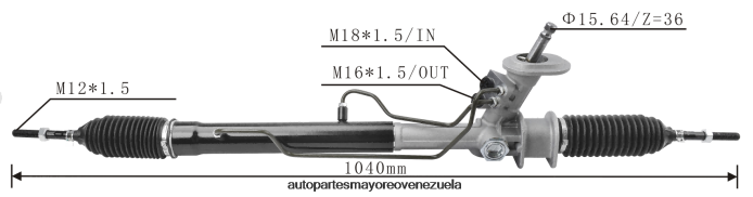 CHEVROLET cremallera de dirección asistida 96425094 96535302 96535297 4Z2LBD2710 - Mayorista De Repuestos De Autos