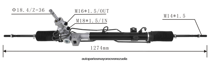 DODGE/CHRYSLER Cremallera de dirección asistida 4743142ah 4743142ad 4766321ad 4797706 5114163aa 5114164aa 68002222ac 4766250af 5114163aa 157162 4743935ac 4Z2LBD2787 - Repuestos De Auto Venezuela
