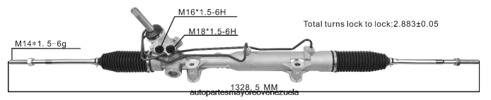 DODGE/CHRYSLER cremallera de dirección asistida 05151705af 4Z2LBD2789 - Mayorista De Repuestos De Motos En Venezuela