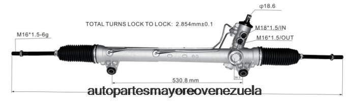 DODGE/CHRYSLER cremallera de dirección asistida 52089292ae 4Z2LBD2790 - Mayorista De Repuestos De Autos