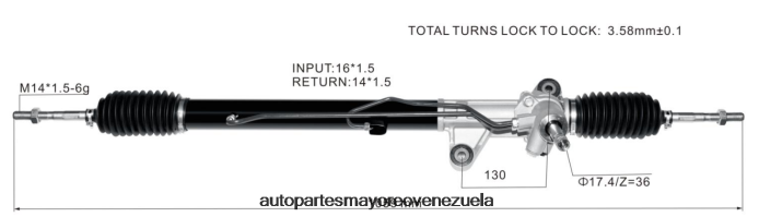 HONDA Cremallera de dirección asistida 53601-s04-e82 4Z2LBD2536 - Marcas De Repuestos De Motos En Venezuela