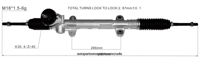 HYUNDAI/KIA cremallera de dirección asistida 56500-3z000 4Z2LBD2737 - Repuestos De Auto Venezuela