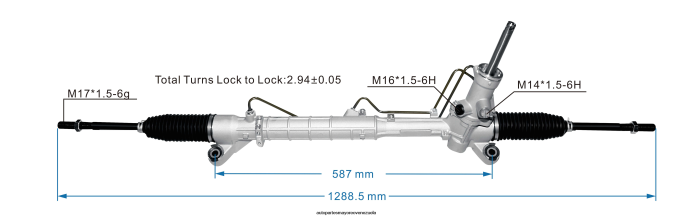 MAZDA cremallera de dirección asistida bp4l-32-110 bp6l-32-110 cc29-32-110a bbl3-32-110a 4Z2LBD2638 - Autopartes Mayoreo
