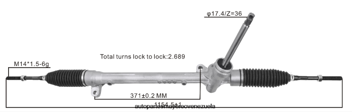 MAZDA cremallera de dirección asistida db2p32110b 4Z2LBD2630 - Mayorista De Repuestos De Autos