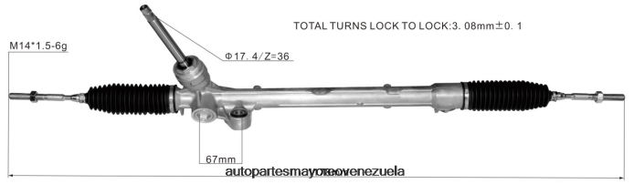 MAZDA cremallera de dirección asistida tk48-32-110a tk48-32-110b tk48-32-110c 4Z2LBD2635 - Proveedores De Repuestos De Motos En Venezuela