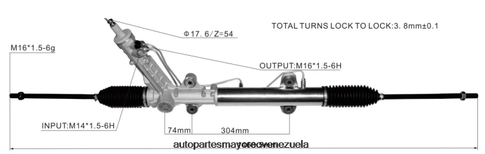 MERCEDES-BENZ/BMW cremallera de dirección asistida 9044600300 4Z2LBD2431 - Repuestos De Motos En Venezuela