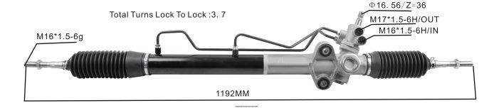 MITSUBISHI Cremallera de dirección asistida mr374892 mr554233 4Z2LBD2544 - Repuestos De Motos Mas Vendidos En Venezuela