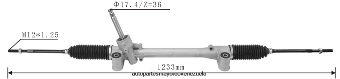 MITSUBISHI cremallera de dirección asistida 4410a414 4410a497 4Z2LBD2561 - Repuestos De Motos En Venezuela