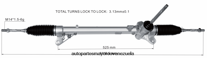 NISSAN cremallera de dirección asistida 48001-4eh0b 48001-4eh0a 4Z2LBD2572 - Repuestos De Motos En Merida Venezuela