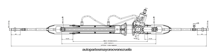 NISSAN cremallera de dirección asistida 490010w015 490010w010 4Z2LBD2564 - Repuestos De Motos Mas Vendidos En Venezuela