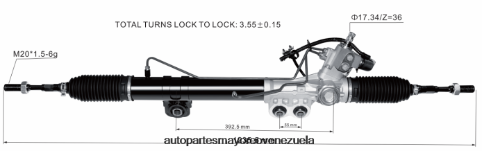 NISSAN cremallera de dirección asistida 49001-1lb3b 49001-1lb2a 49001-1lb2b 49001-1lb3a 4Z2LBD2576 - Marcas De Repuestos De Motos En Venezuela