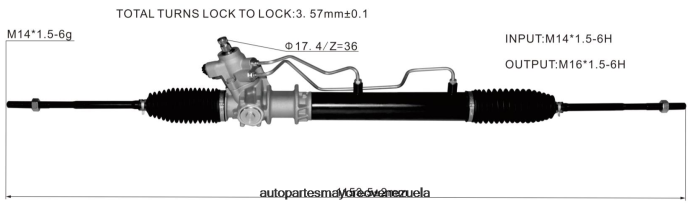 NISSAN cremallera de dirección asistida 49001-27n00 4Z2LBD2591 - Repuestos De Motos En Venezuela