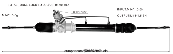 NISSAN cremallera de dirección asistida 49001-2w305 4Z2LBD2602 - Repuestos De Motos En Merida Venezuela
