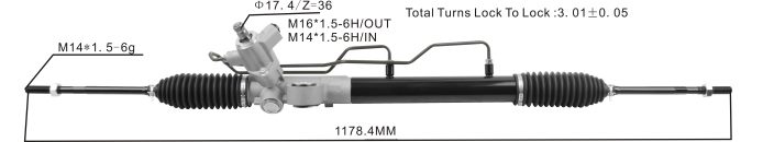 NISSAN cremallera de dirección asistida 49001-5m406 49001-5m407 49001-bn013 4Z2LBD2578 - Autopartes Mayoreo