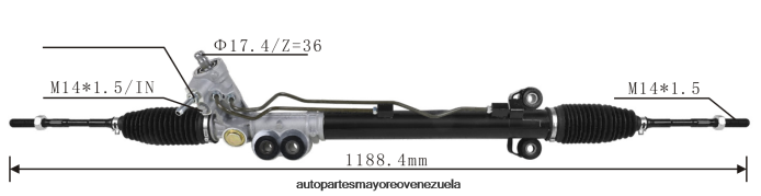 NISSAN cremallera de dirección asistida 49001-cg101 4Z2LBD2573 - Repuestos De Motos Bmw En Venezuela