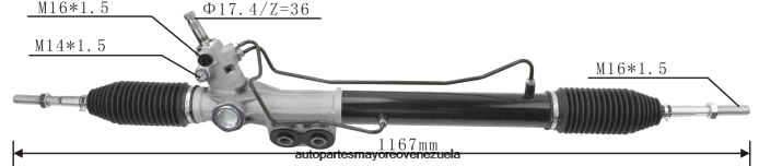 NISSAN cremallera de dirección asistida 49200-3x03a 4Z2LBD2585 - Proveedores De Repuestos De Motos En Venezuela