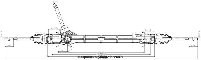 GEELY cremallera de dirección asistida p8891751926 4Z2LBD2847 - Repuestos De Auto Venezuela