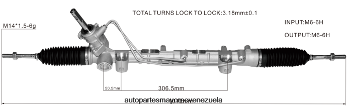 RENAULT Cremallera de dirección asistida 490011431r 490014592r 490016602r 490017454r 490014306r 4Z2LBD2802 - Repuestos De Motos En Merida Venezuela