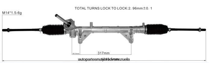 RENAULT cremallera de dirección asistida 8200124407 8200565645 8200595934 8200124408 4Z2LBD2808 - Autopartes Mayoreo