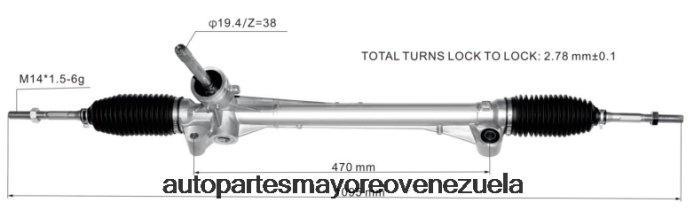 ROEWE cremallera de dirección asistida 23863012 4Z2LBD2833 - Repuestos De Motos Bmw En Venezuela