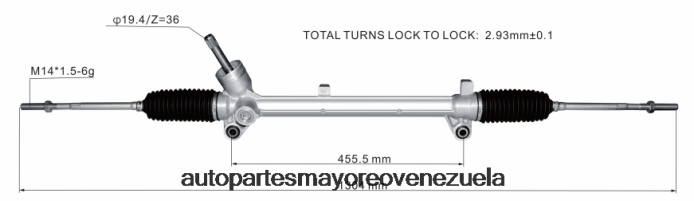 ROEWE cremallera de dirección asistida 7069974366 4Z2LBD2832 - Repuestos De Motos En Merida Venezuela