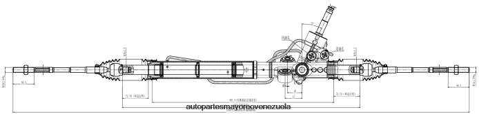 SUBARU cremallera de dirección asistida 34110-aj040 4Z2LBD2819 - Mayorista De Repuestos De Motos En Venezuela