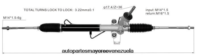 SUBARU cremallera de dirección asistida 34110sc011 4Z2LBD2815 - Proveedores De Repuestos De Motos En Venezuela