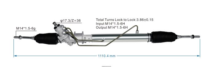 SUZUKI cremallera de dirección asistida 48580-65d51 4Z2LBD2614 - Repuestos De Motos Mas Vendidos En Venezuela