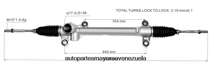 TOYOTA Cremallera de dirección asistida 45510-02730 45510-02630 4Z2LBD2440 - Mayorista De Repuestos De Autos