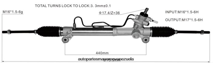 TOYOTA cremallera de dirección asistida 44200-12770 4Z2LBD2474 - Repuestos De Motos Mas Vendidos En Venezuela