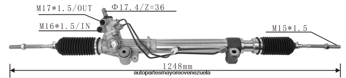 TOYOTA cremallera de dirección asistida 44200-35050 4Z2LBD2488 - Autopartes Mayoreo