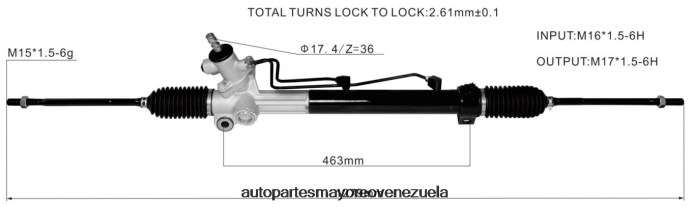 TOYOTA cremallera de dirección asistida 44250-48051 44250-48050 44200-48051 4Z2LBD2459 - Mayorista De Repuestos De Motos En Venezuela