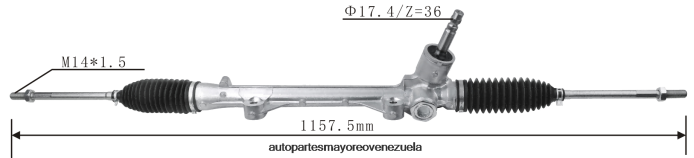 TOYOTA cremallera de dirección asistida 45502-bz040 4Z2LBD2504 - Repuestos De Motos Mas Vendidos En Venezuela