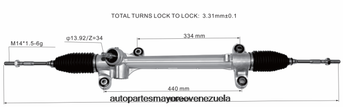 TOYOTA cremallera de dirección asistida 45510-47030 45510-47020 4Z2LBD2444 - Repuestos De Motos Mas Vendidos En Venezuela