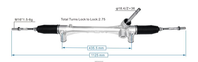 TOYOTA cremallera de dirección asistida 45510-f4020 45510-0a020 4Z2LBD2508 - Autopartes Mayoreo