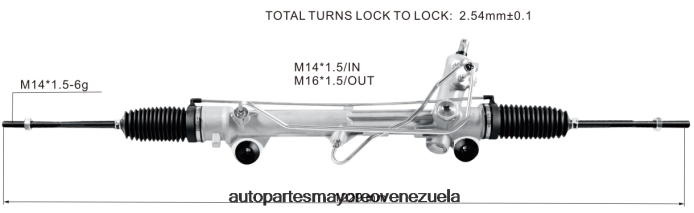 FORD cremallera de dirección asistida 2r3z-3504-barm 4Z2LBD2677 - Repuestos De Auto Venezuela