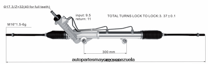 FORD cremallera de dirección asistida 97vb3n503ba 97vb3n503aa 4Z2LBD2669 - Mayorista De Repuestos De Motos En Venezuela