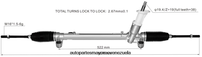 FORD cremallera de dirección asistida lx6c3a500a1a lx6z-3504-ba 4Z2LBD2674 - Repuestos De Motos Mas Vendidos En Venezuela
