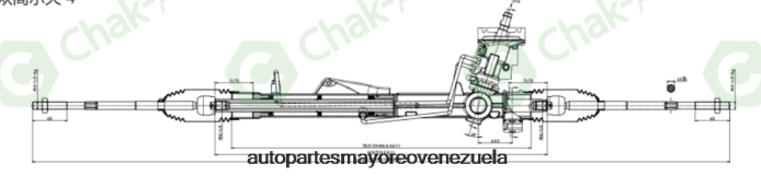 VOLKSWAGEN cremallera de dirección asistida 5u1422055e 4Z2LBD2428 - Autopartes Mayoreo